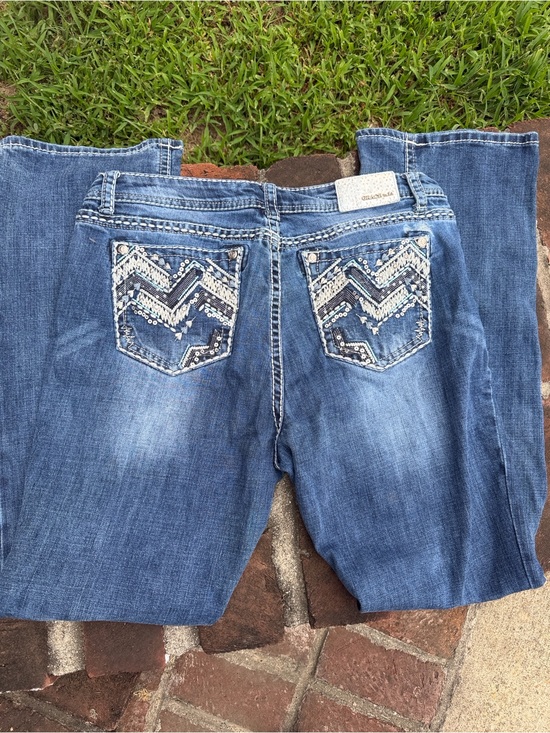 Grace in LA Denim - Grace in LA boot cut blue jeans size 34